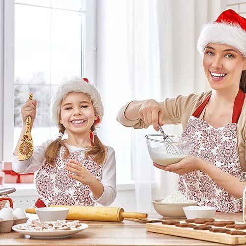 Miniatura 5 de Juego de 5 cucharas de madera de girasol, utensilios de cocina, cuchara para hornear, decoración de cocina de verano, para boda, despedida de