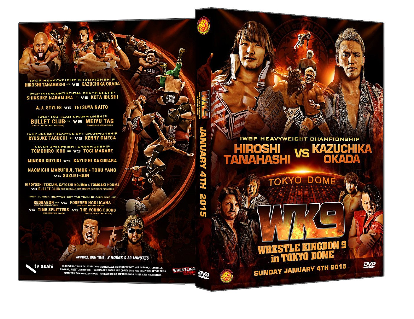 Official New Japan Pro Wrestling Njpw Wrestle Kingdom 9 2 Disc Dvd Buy Online In Guernsey At Guernsey Desertcart Com Productid