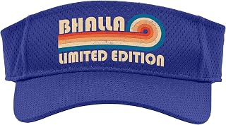BHALLA Retro 70s 80s Sunset Stripe Sport Sun Visor