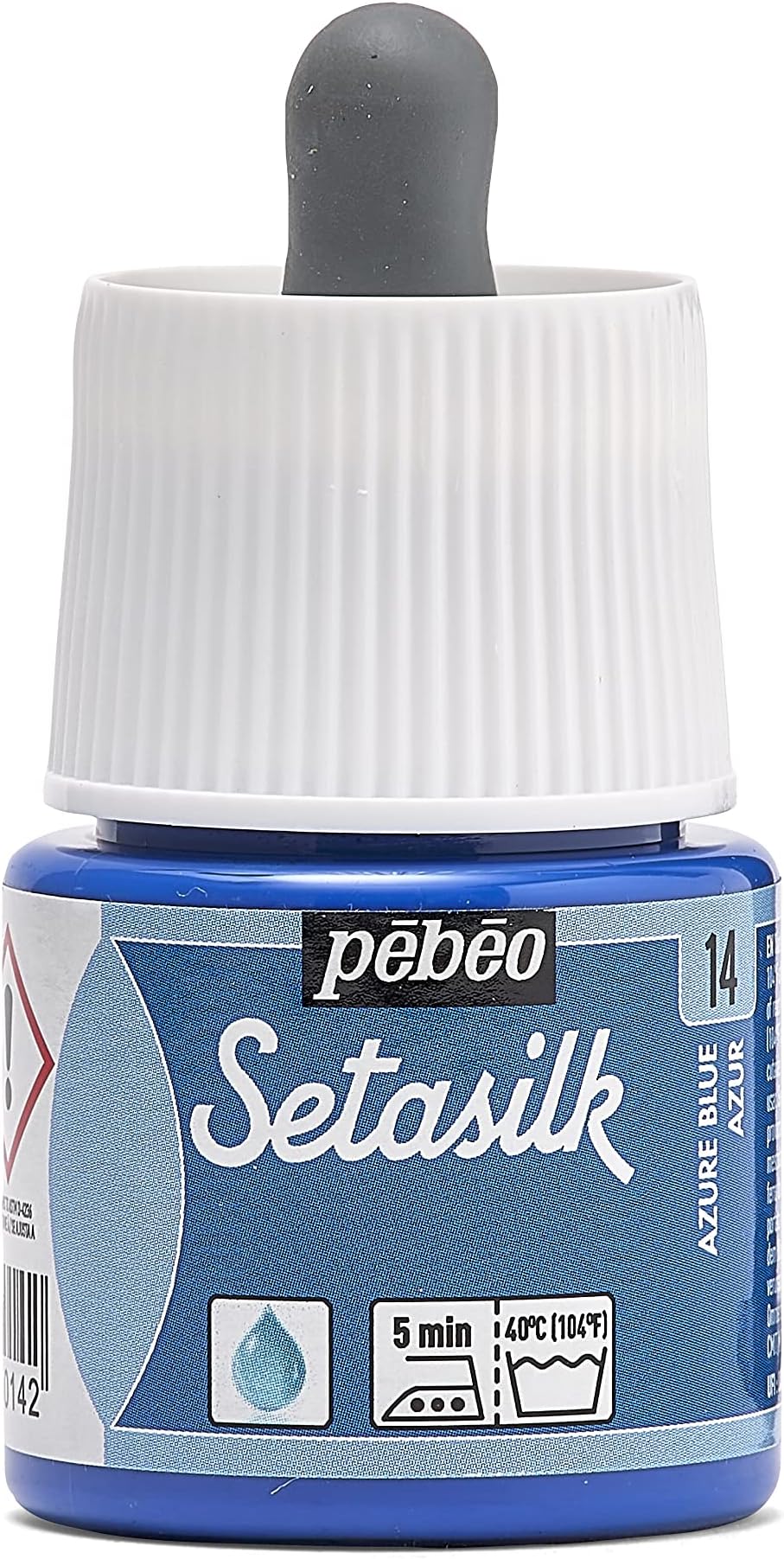 Pebeo Setasilk Gutta Incolore A Base D'Acqua 20ml - Per Pittura Su Seta, Tubo Con Ugello