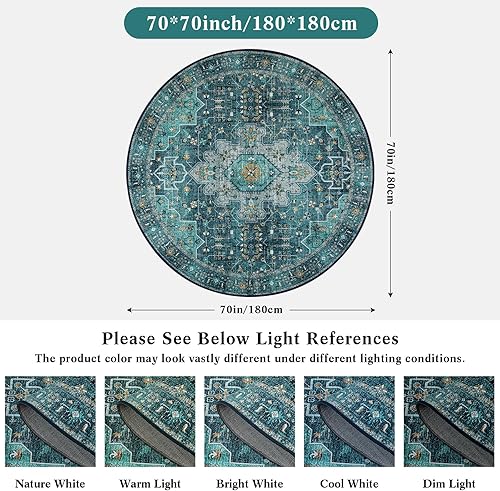 Vista 380 de Moynesa Alfombra de pasillo ultrafina lavable, vintage, de 2 pies 6 x 8 pulgadas, antideslizante, resistente a las manchas, resistente a