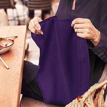 Amazon.com: Utopia Home [24 Pack, Purple] Cloth Napkins 17x17