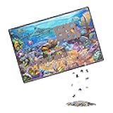 Becko US Jigsaw Puzzle Board Portable Puzzle Mat for Puzzles Storage Saver, Non-Slip Surface, Up to 1000 Pieces (Gray)