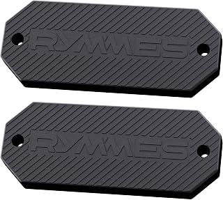 Gun Magnet Mount | Rubber Coated Magnetic Holder Up to 45lbs for Handgun, Pistol, Revolver, Shotgun, Magazines on Wall, Desk, Cabinet - RYMMES