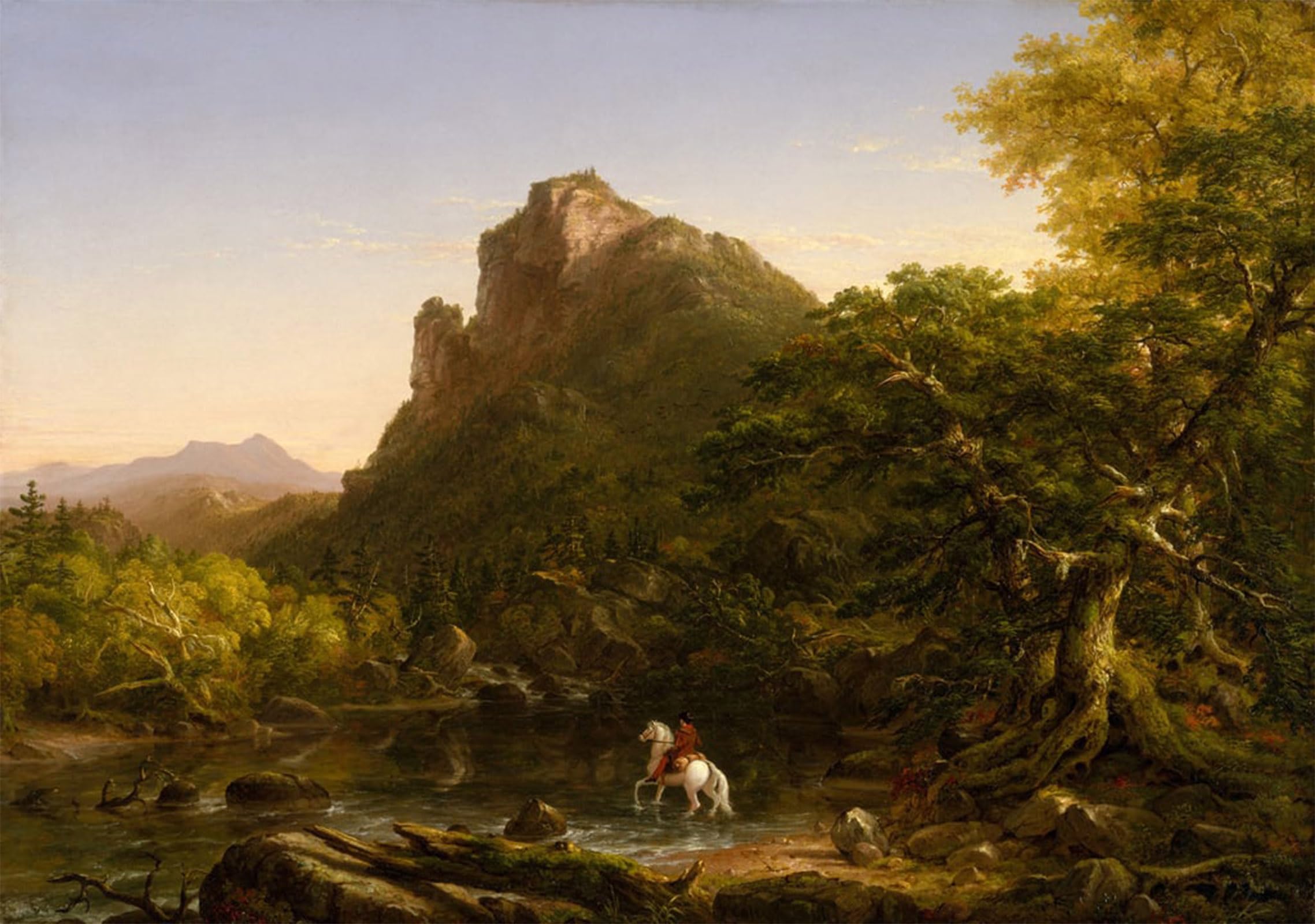 ARTXLXXBN Famous Painting Canvas Artwork Graffiti Print Famous Artist by Thomas Cole Portrait Canvas Image for Home Decor 60x90cm
