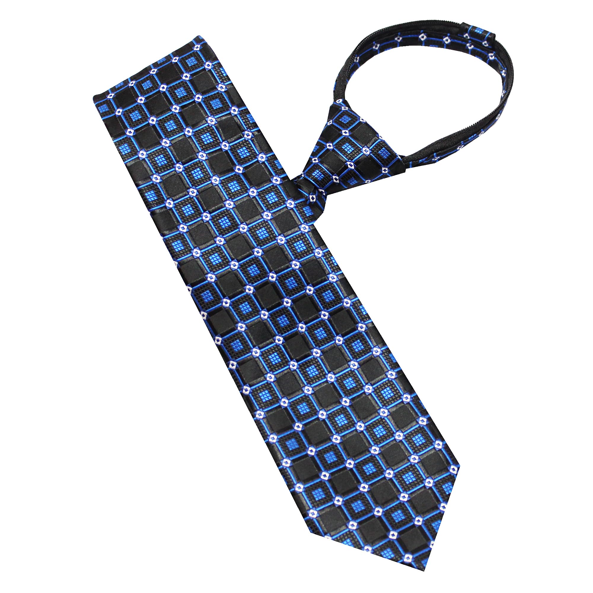 leonardi Men’s Zipper Tie (Navy Blue-2)-picture-21