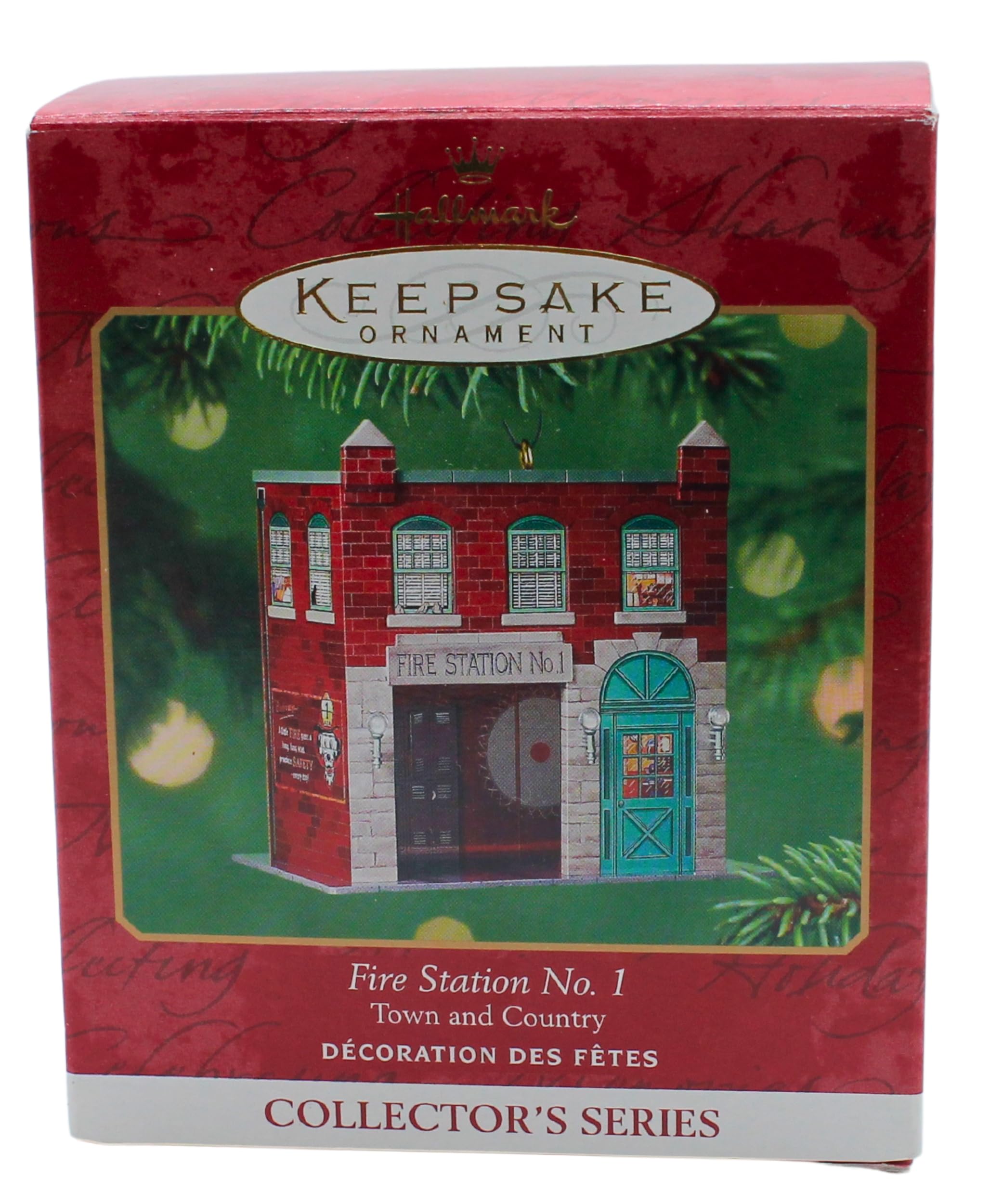 Amazon.com: Hallmark Keepsake Ornament Fire Station No. 1 Town and