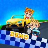 Foncez à travers des circuits dynamiques avec des sauts et des obstacles