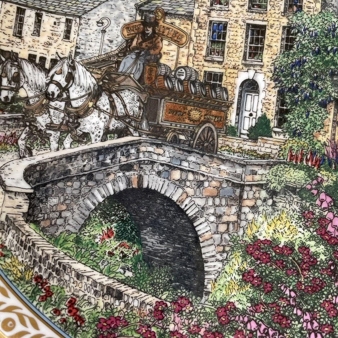 2050 ロイヤルウースター　ロンドン　絵皿  Sue Scullard 2050 ロイヤルウースター ロンドン 絵皿 Sue Scullard