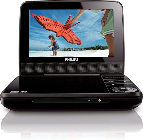 Miniatura 2 de Philips Reproductor de DVD portátil PET741B37 con LCD de 7 pulgadas, negro (modelo 2009)