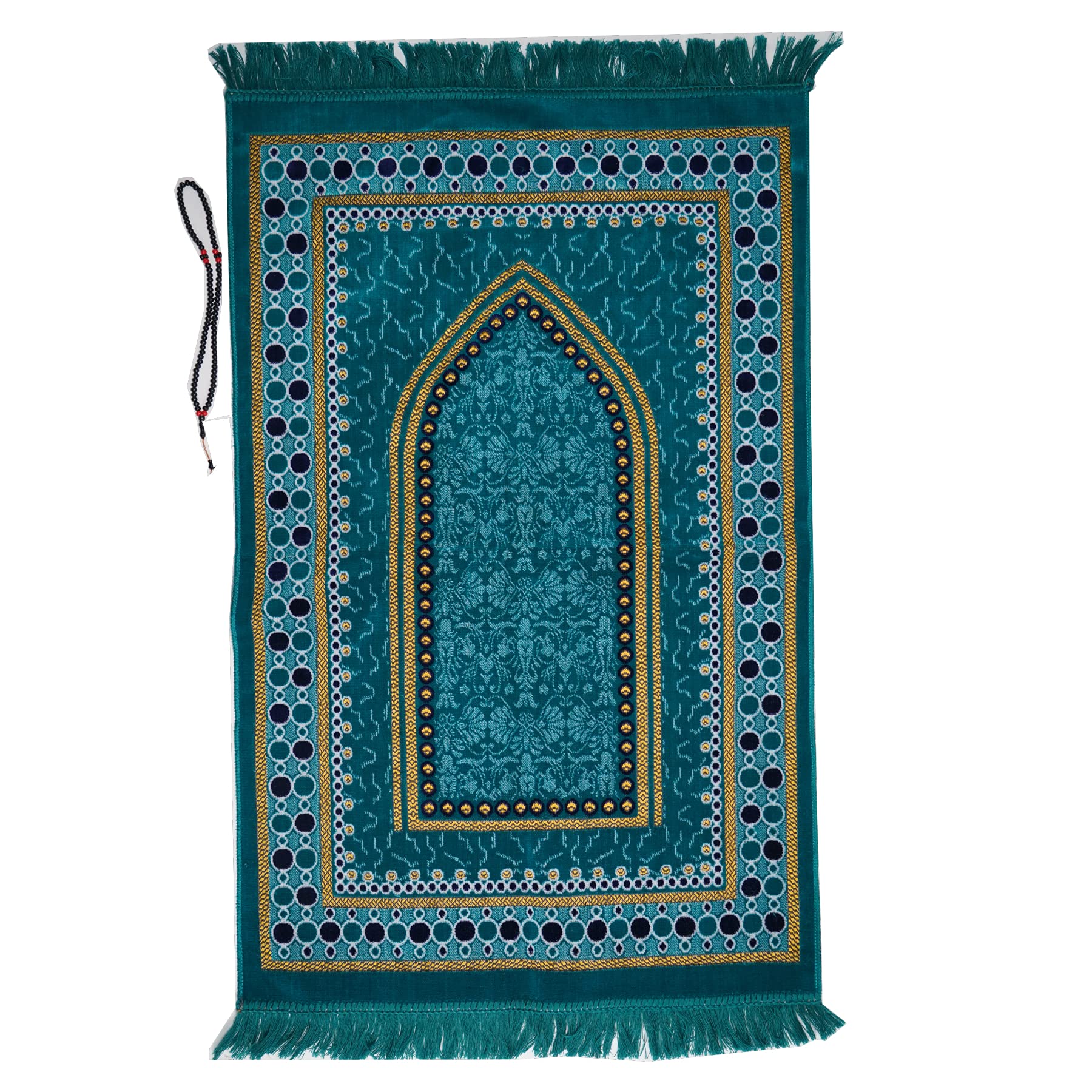 Buy Prayer Mat (+ FREE Prayer Beads Tasbih) Islamic Namaz Texture