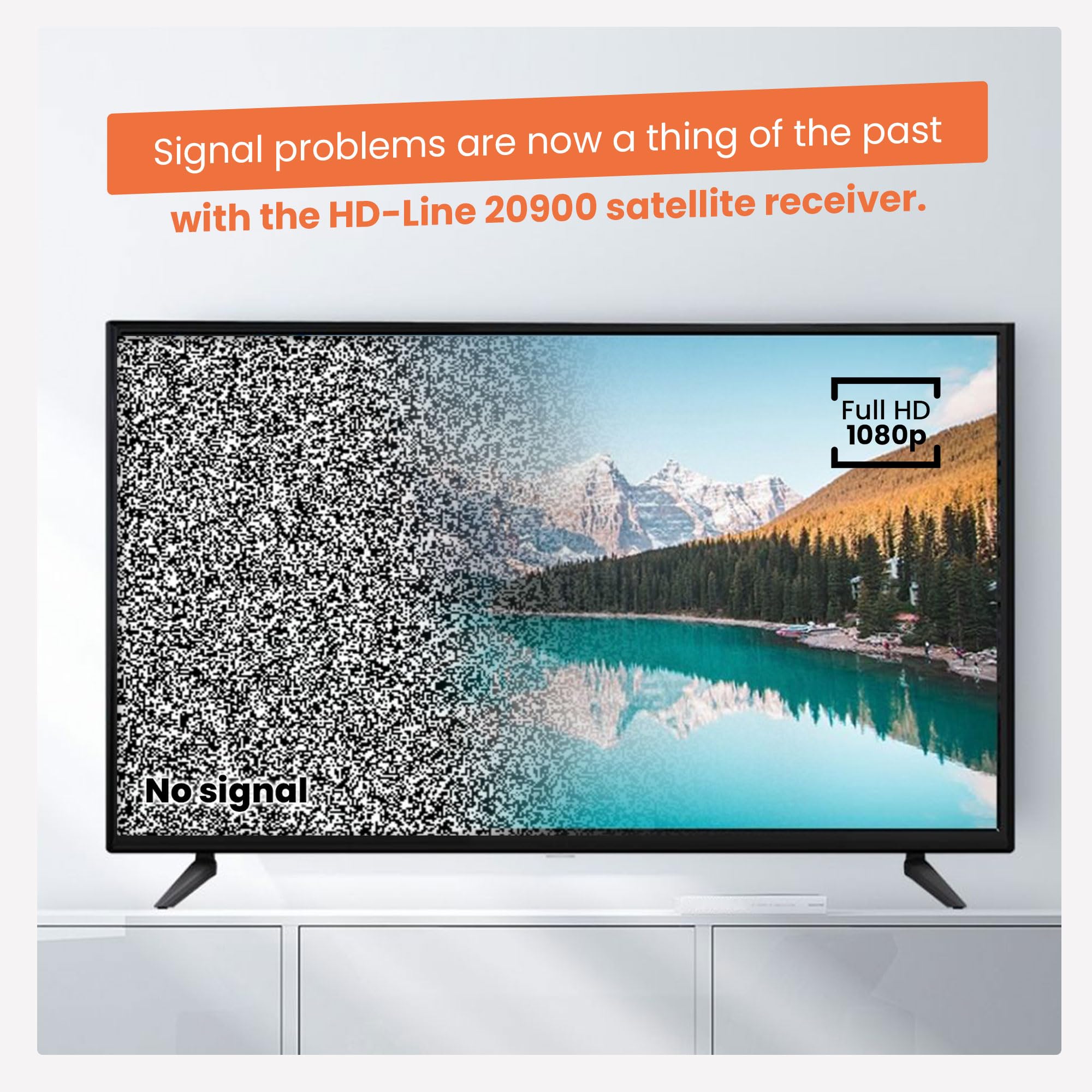 Hd-line 20900 Récepteur Satellite DVB-S2 Full HD 1080p HDMI SCART USB 2.0