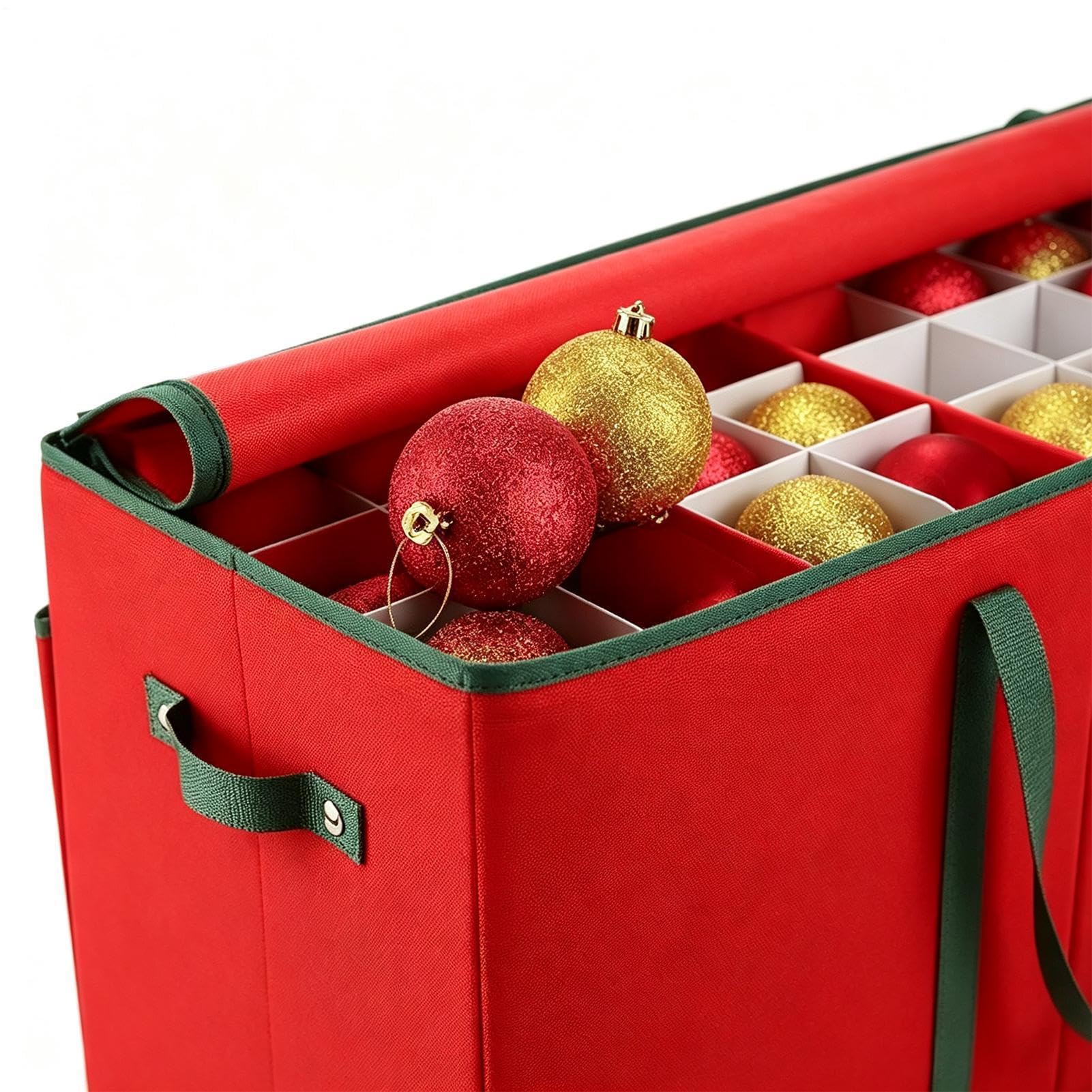 Ornament Storage Box - Organizer na Boże Narodzenie - Rozwiązanie Handle