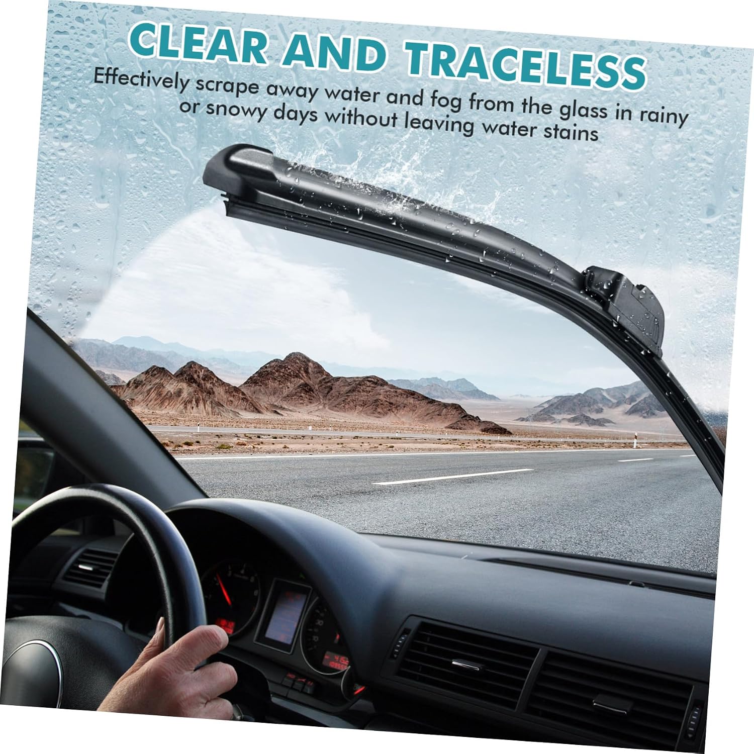 Outanaya 5pairs Wiper Blade Refills Rear Window Wiper Blade Natural Rubber Strips Durability Easy to Install