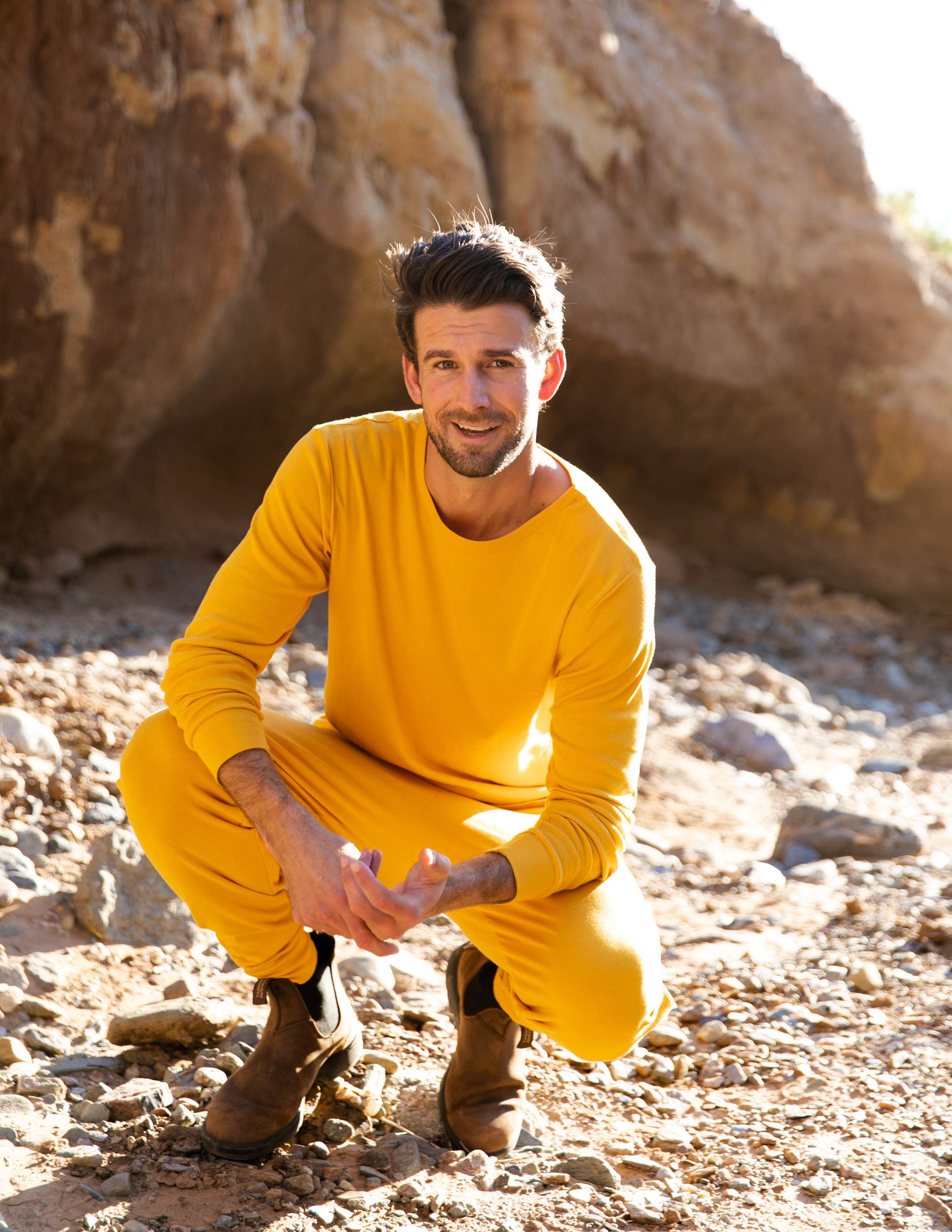 Leveret Herren-Schlafanzug, einfarbig, 2-teiliges Pyjama-Set, 100 % Baumwolle, Größe S bis XXL