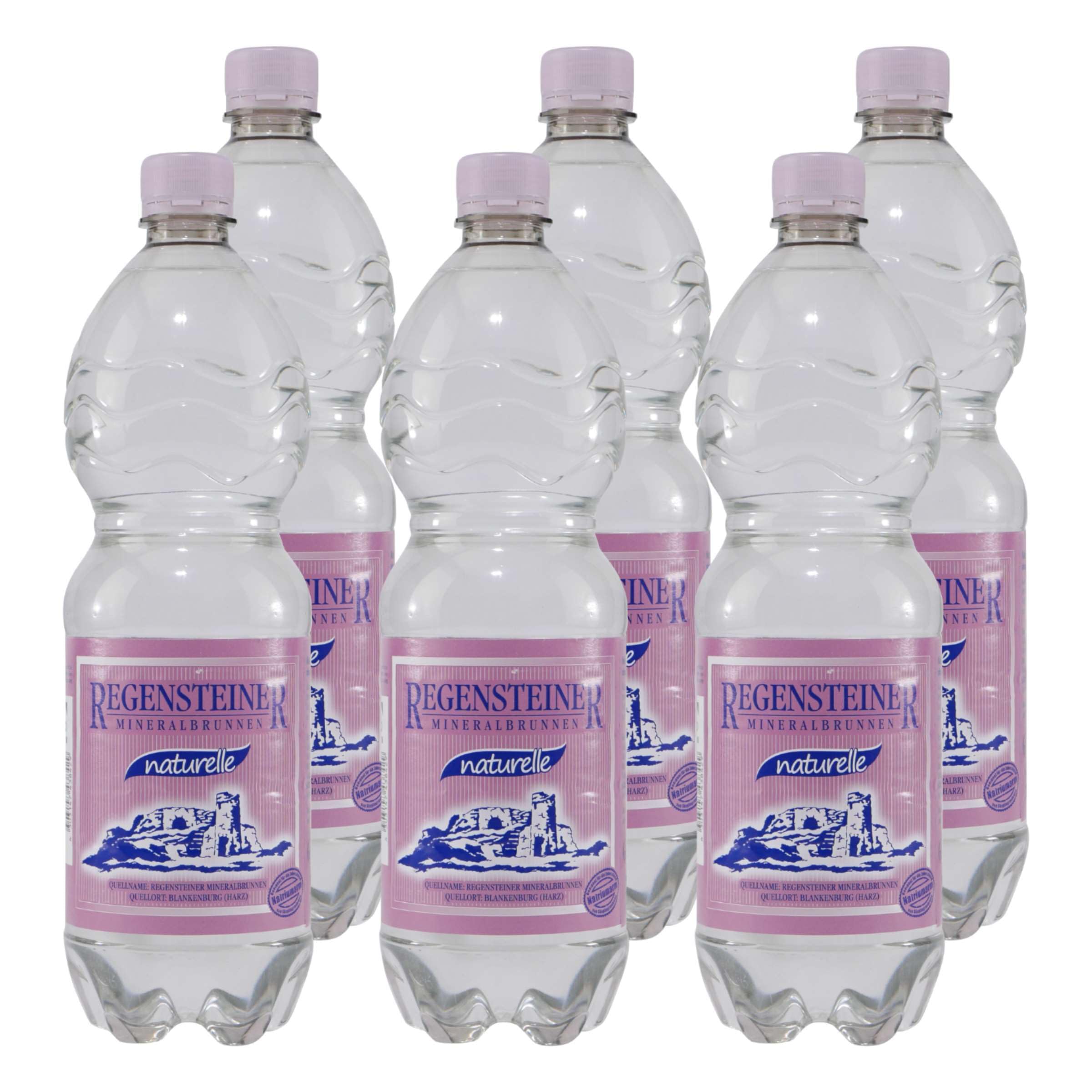 Regensteiner Mineralwasser Naturelle 1,0L – Stilles Wasser