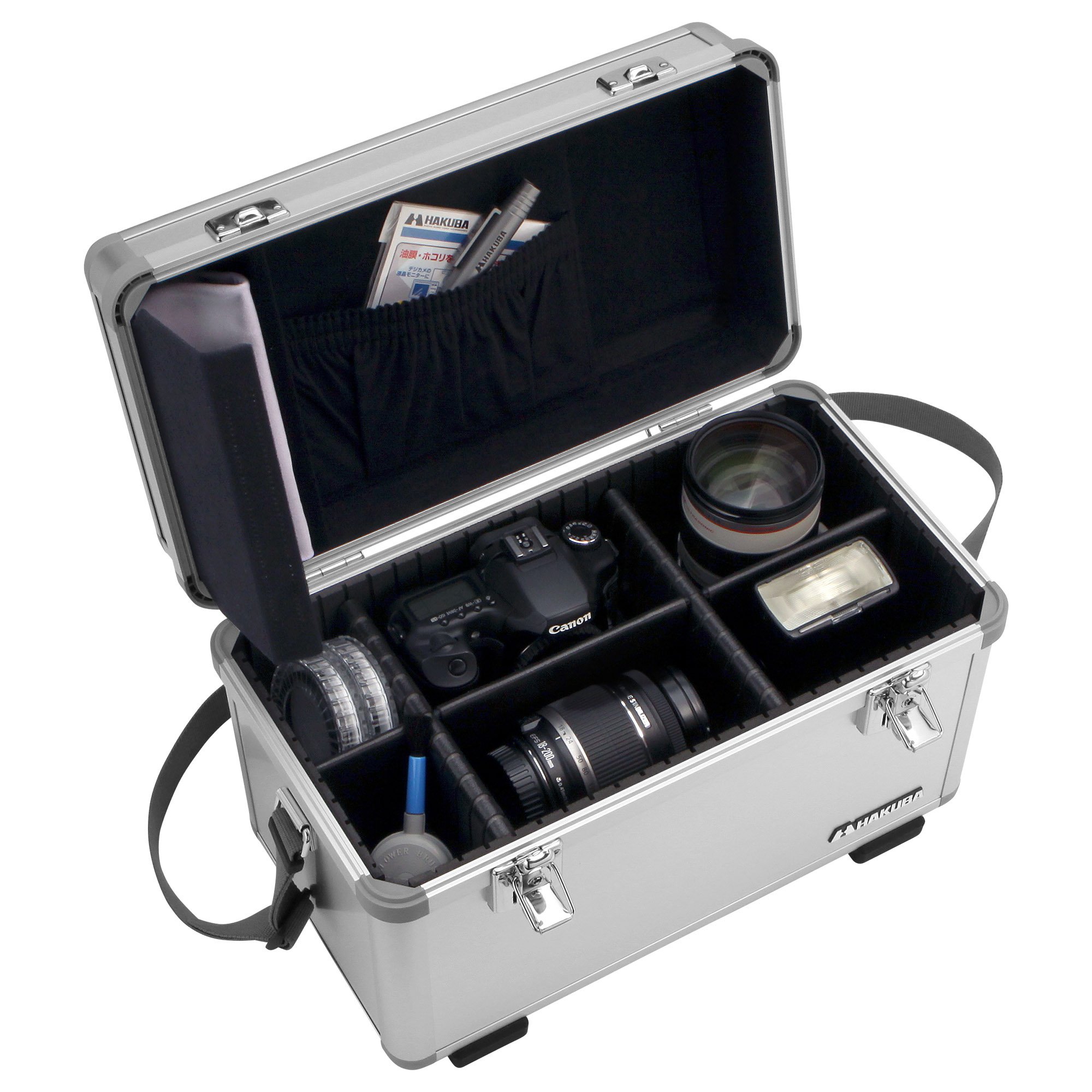 Amazon.co.jp: HAKUBA ハードケース X-900 アルミケース 18L シルバー 