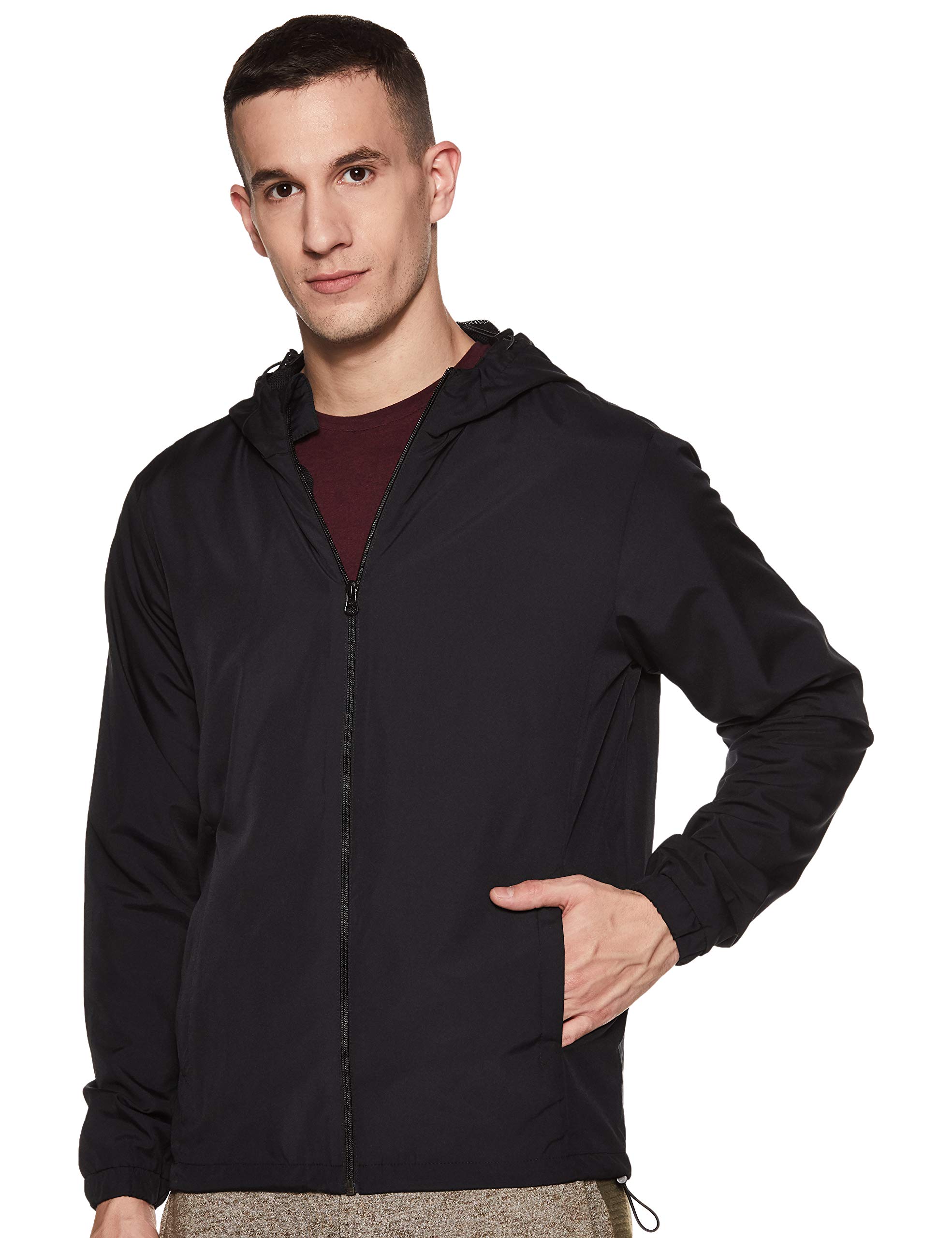 Men Light Weight Windbreaker Lined Jacket