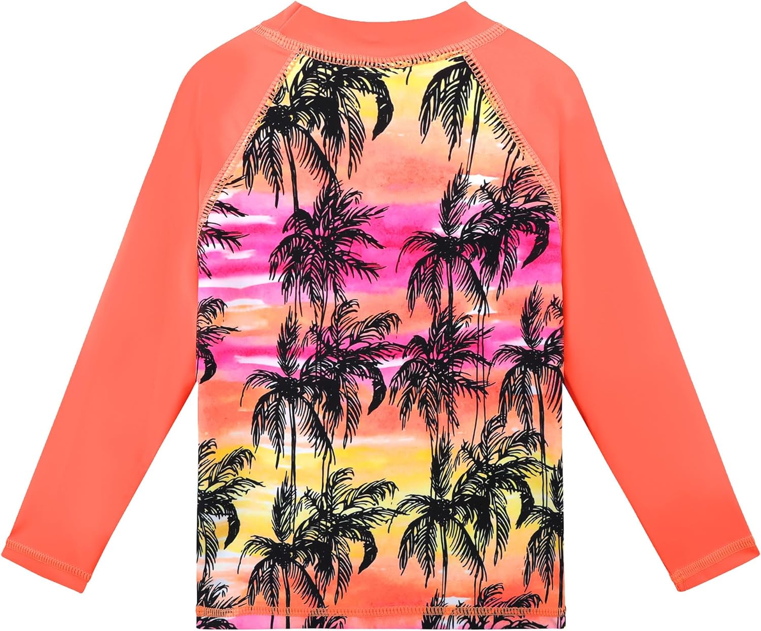 TFJH E Girls Long Sleeve Swimsuit Two Piece Swimwear 3-12 Years UPF 50+ Sunsuits