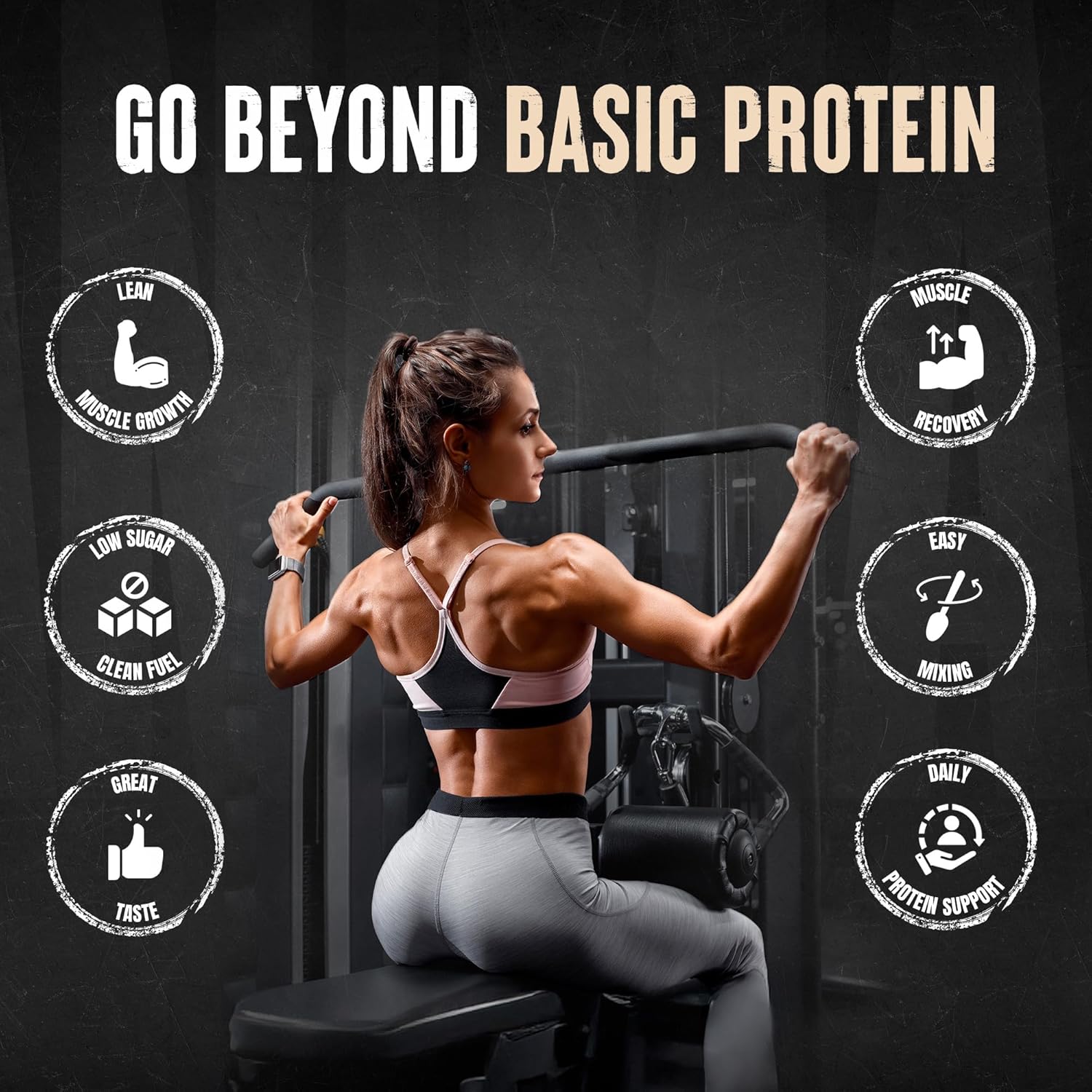 Animal 100% Whey Protein Powder – Whey Blend for Pre or Post Workout, Recovery, Anytime Low Sugar Protein Boost Meal Replacement with BCAA Branched Chain Amino Acids – New Flavor, Strawberry, 4 lb - Image 3