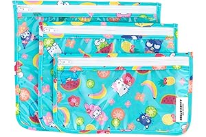 Hello Kitty Travel Bag Set, TSA-Approved Toiletry Bags, for Baby Supplies, Diaper...