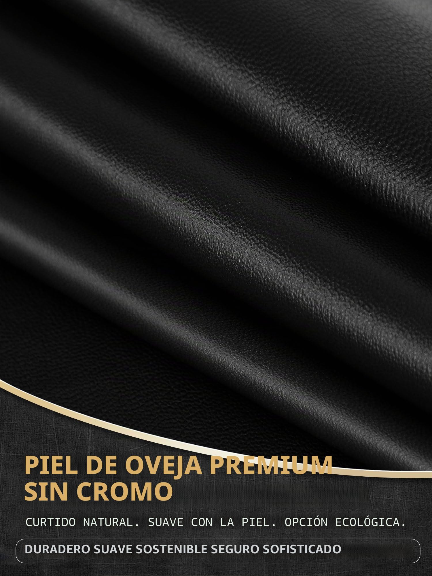 GSG SINCE 1998 Guantes de Mujer en Cuero Genuino | Guantes Táctiles y Cálidos con Forro de Lana o Imitación de Piel, Puños Fruncidos, Ideales para Conducir y