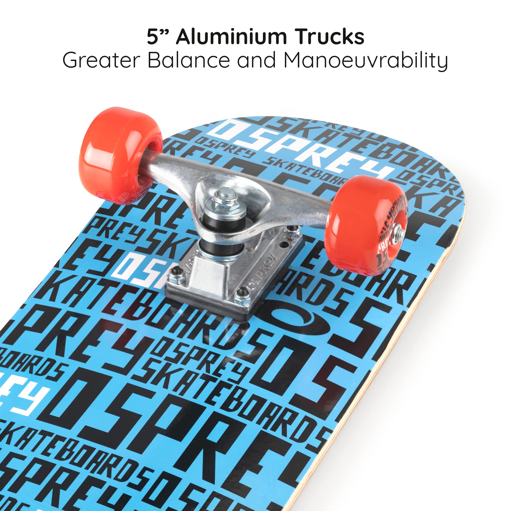 CAROMA Skateboard pour débutants, 78,7 cm, 9 Couches d'érable Deck Pro CAROMA Skateboard pour débutants, 78,7 cm, 9 Couches d'érable Deck Pro