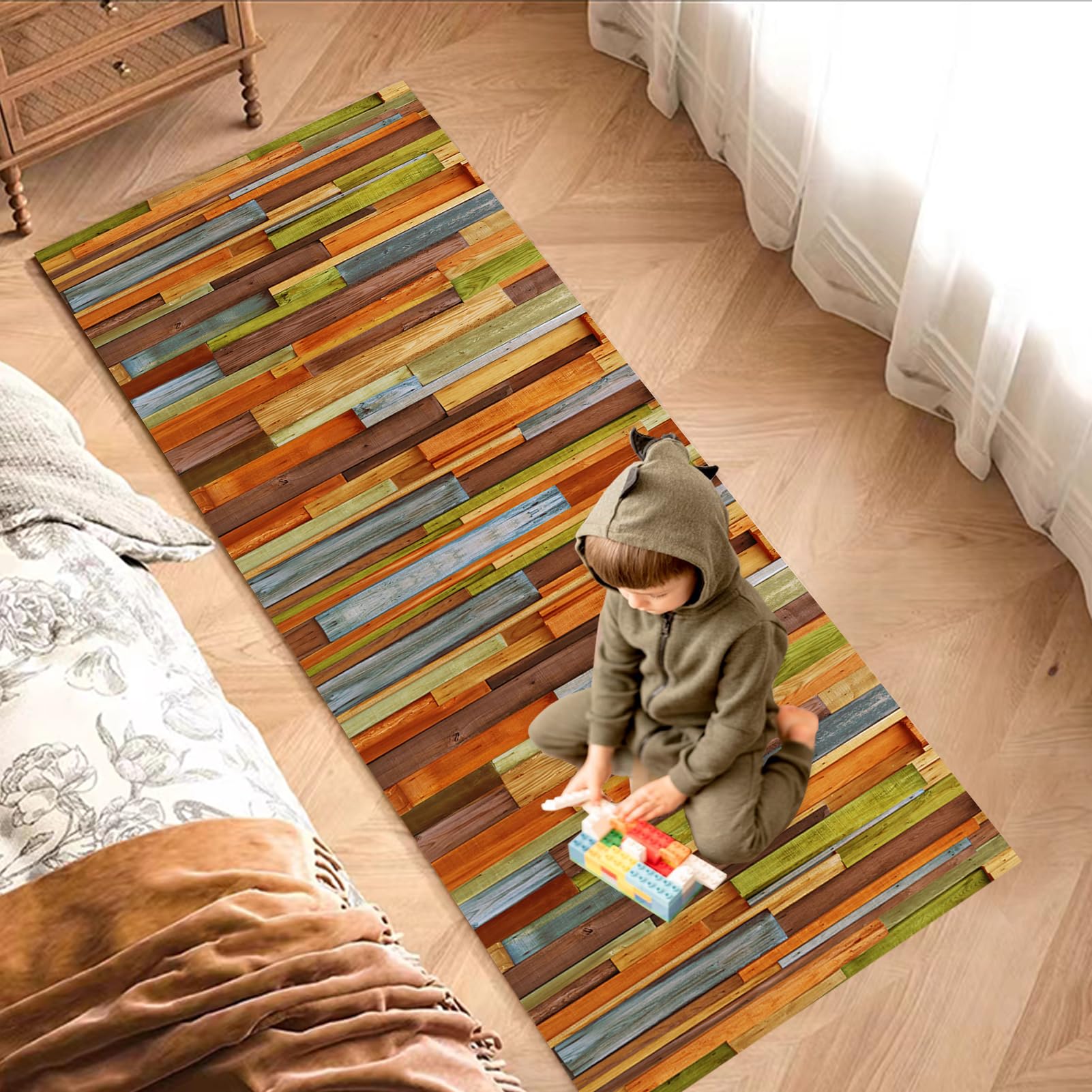 Tapis de Couloir Long, Tapis pour Cuisine Devant évier 80 x 240 cm