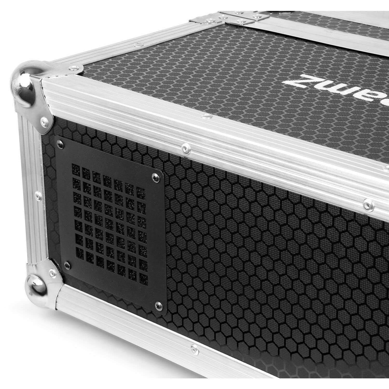 BeamZ F1600 Pro Fazer Nebelmaschine 1600W im Flightcase – Profi Hazer/Rauchmaschine mit DMX & Display – Fog Machine für Party, Hochzeit, Bühne & Halloween – 350m³/min