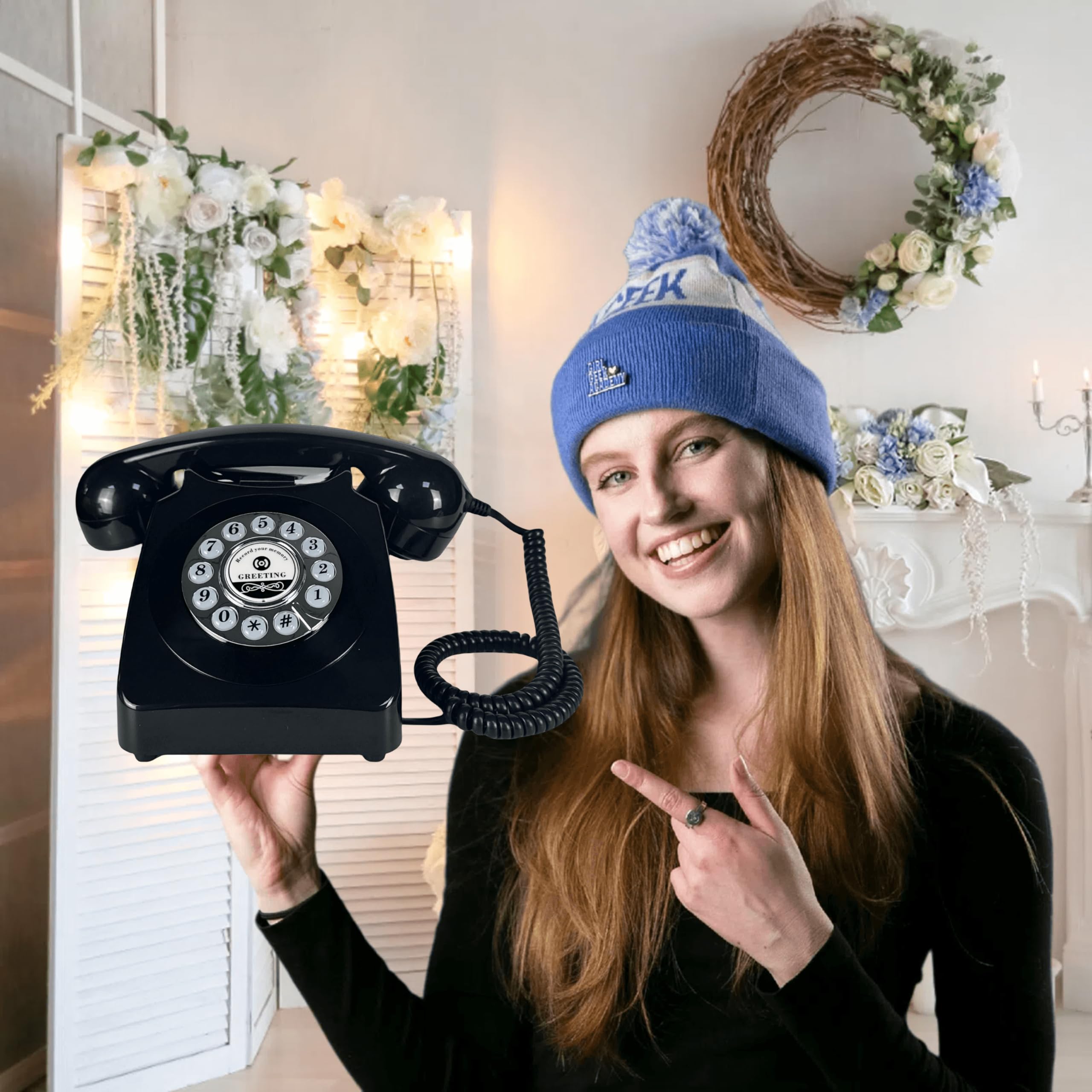 Księga gości weselnych, księga gości audio, księga gości weselnych w stylu vintage, księga gości z dźwiękiem Polaroid na ślub, baby shower, przejście na emeryturę, ukończenie szkoły