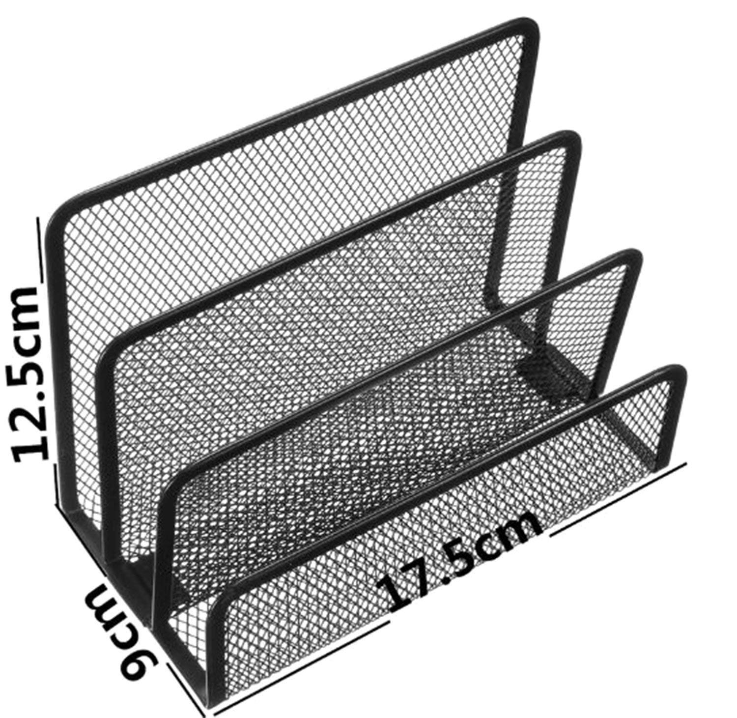 Vroxy 3 Tier Document Tray, File Tray, File Rack for A4 Documents/Files/Papers/Letters/folders Holder Desk Organizer 3