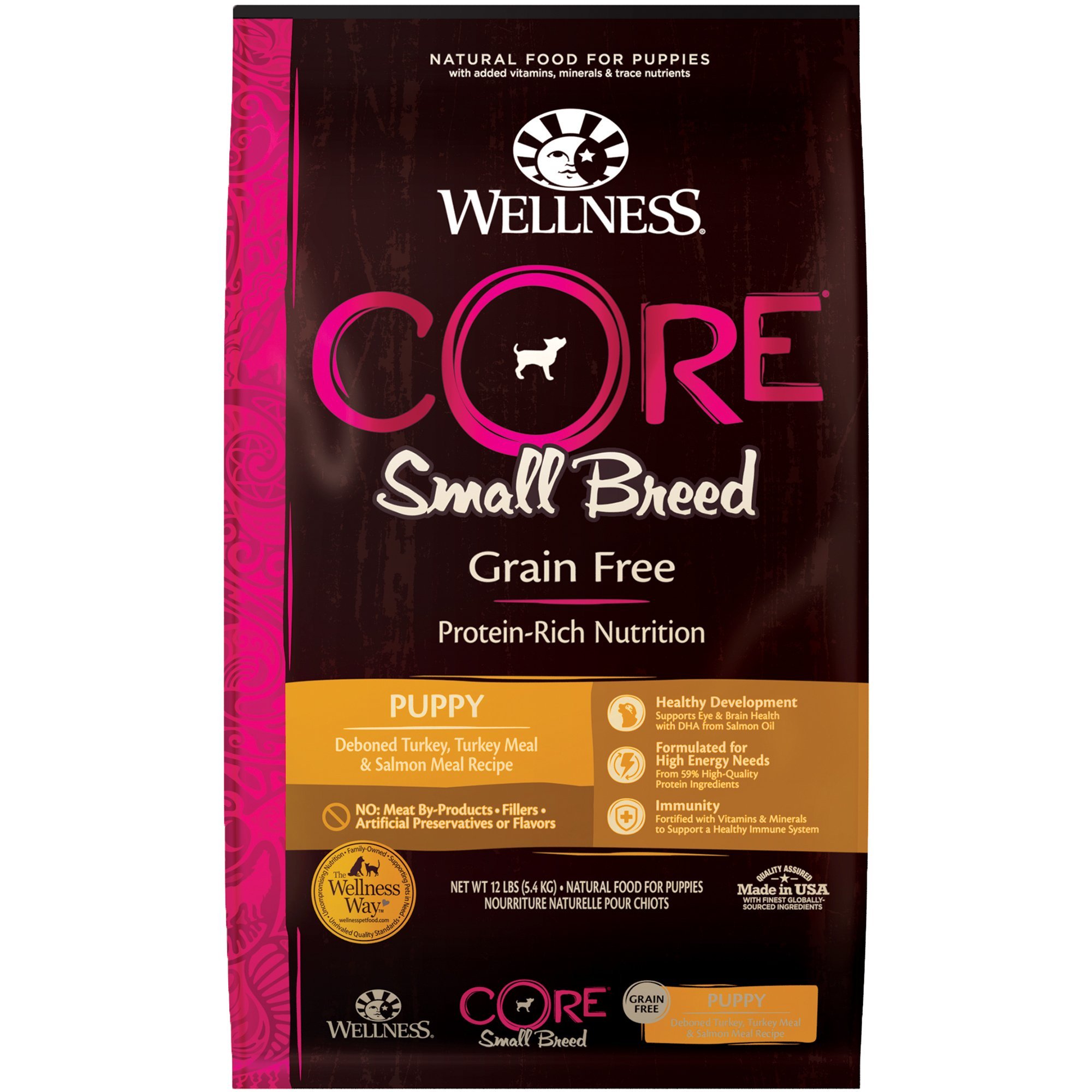 wellness core natural grain free dry dog food puppy