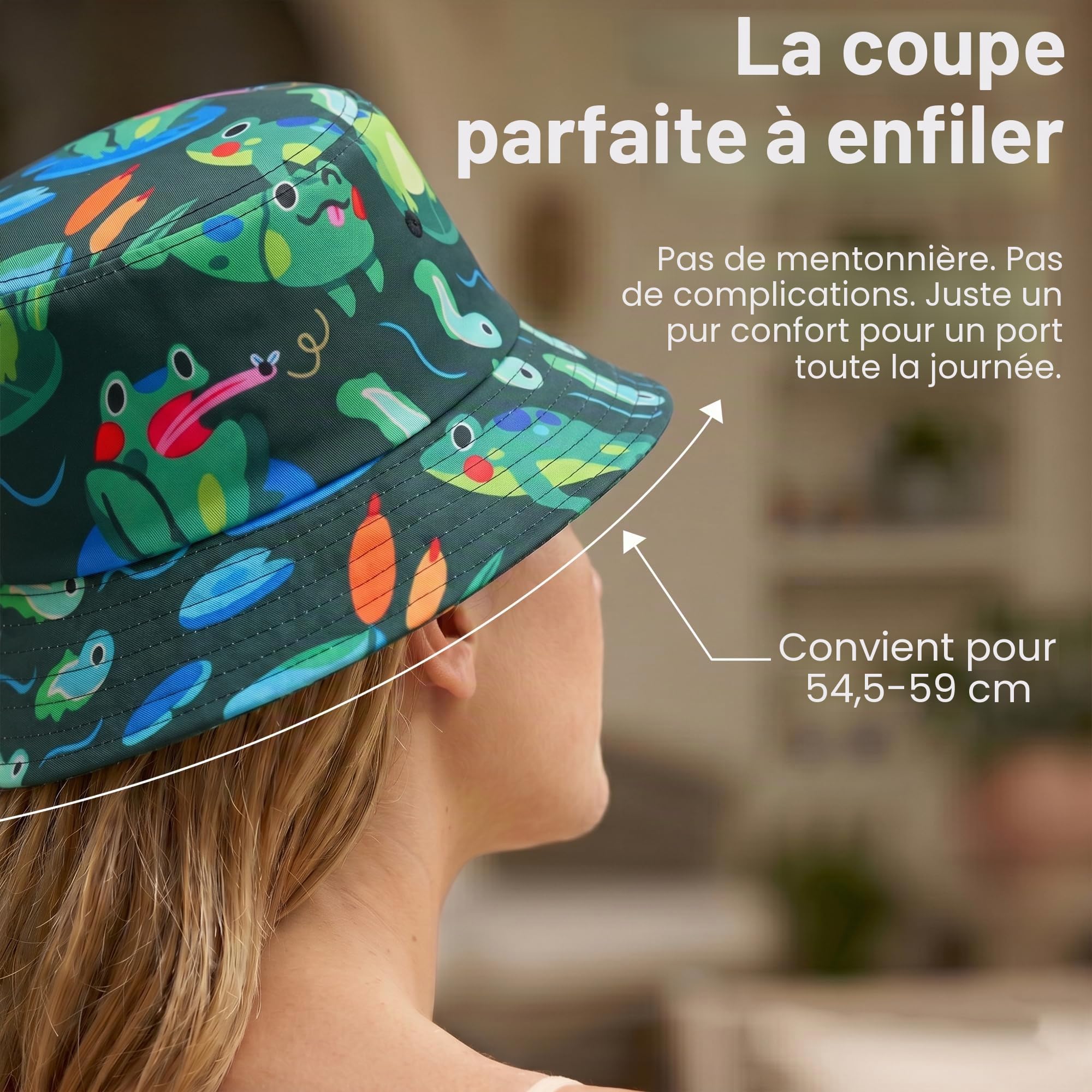 ZLYC Femmes Hommes Chapeau Bob Été Chapeau de Pêcheur