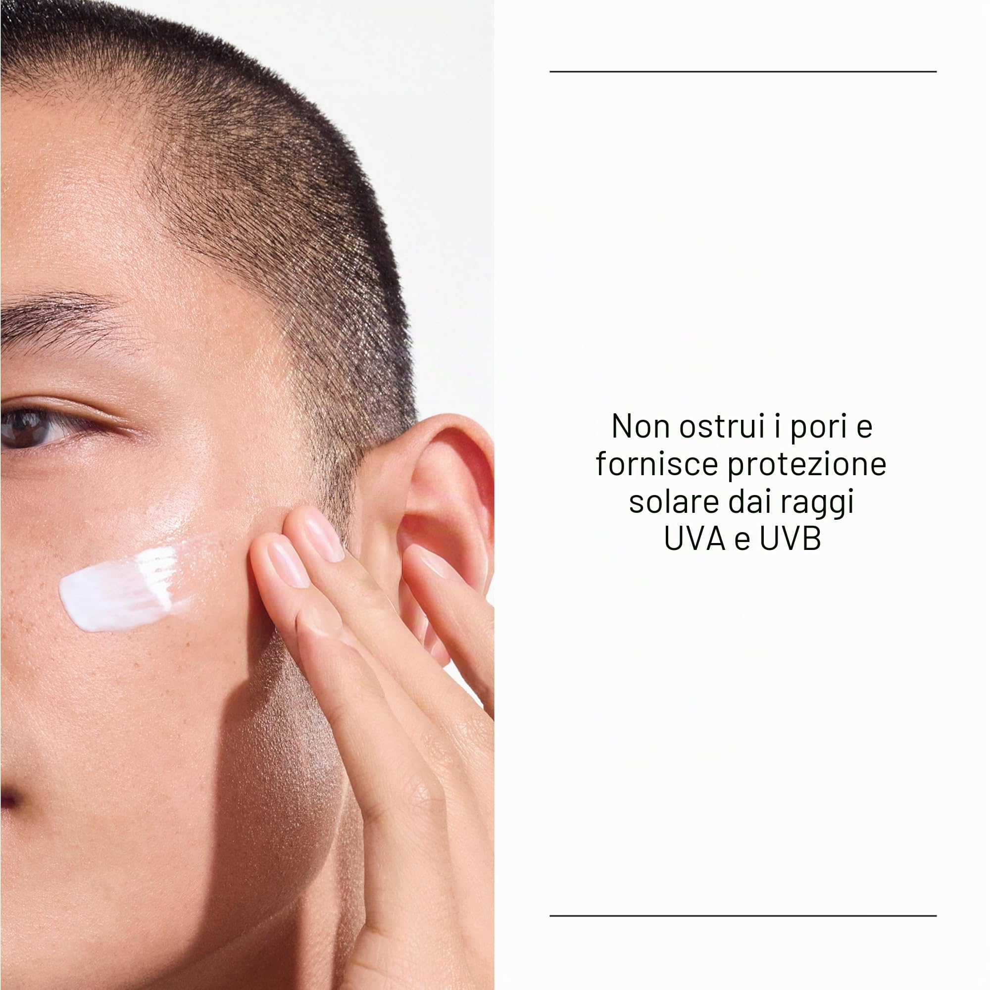 Neutrogena Clear Face Liquid Lotion - Protezione solare per pelli sensibili all'acne, ampio spettro SPF 50 UVA/UVB, protezione solare viso senza olio, profumo e ossibenzone, non comedogenica, 0,8 l