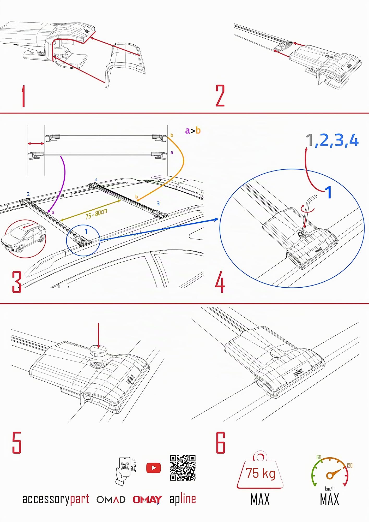 RE&AR Tuning Compatible con Dacia Duster 2 (HM) 2018-2024 Fly Model Barras de Techo Auto Portaequipajes Barras Transversales Gris Aluminio 2 Barras