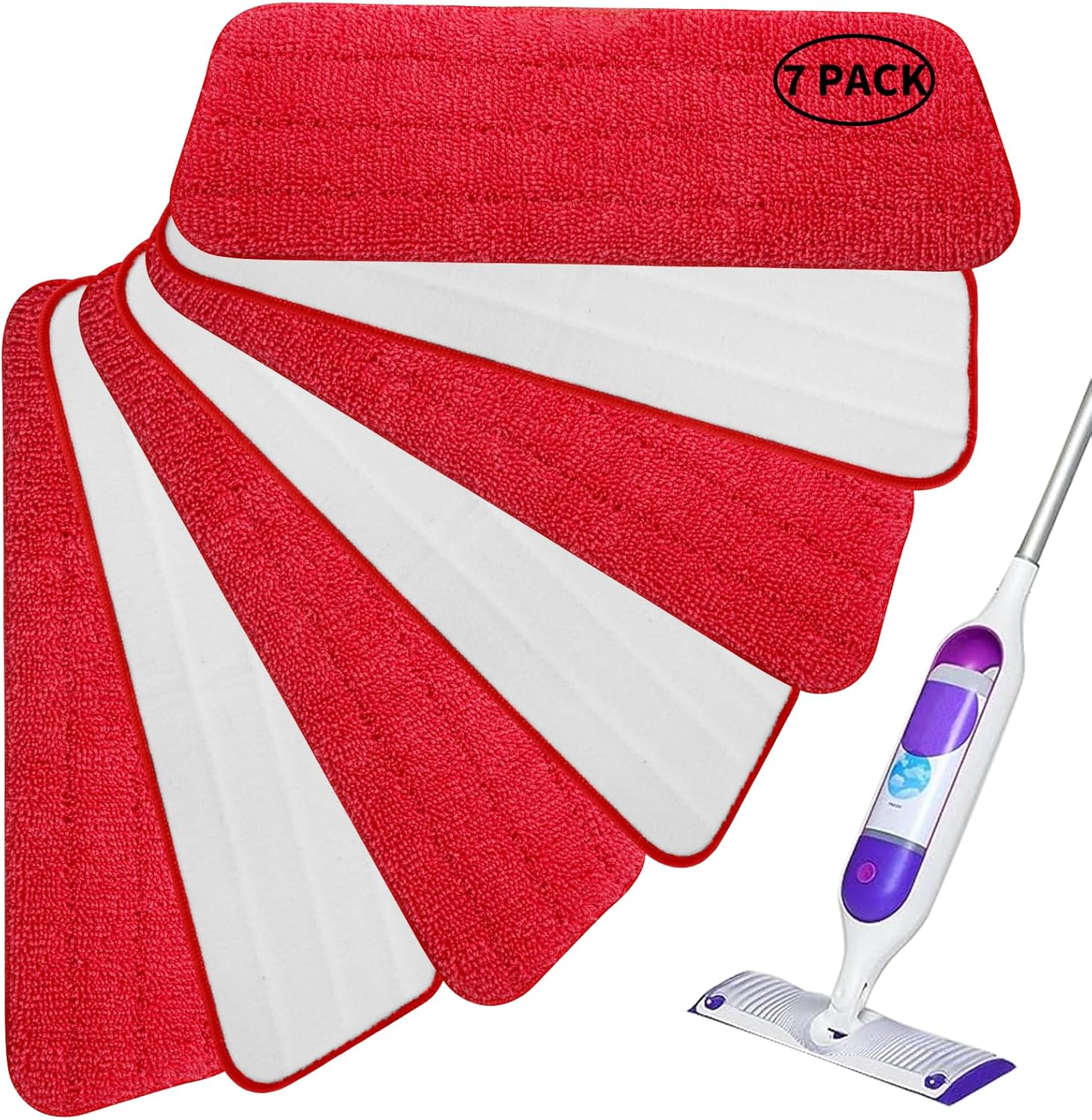 Spray Mop Heads Replacement Mop Pads, MEXERRIS Wet & Dry Mops Refill