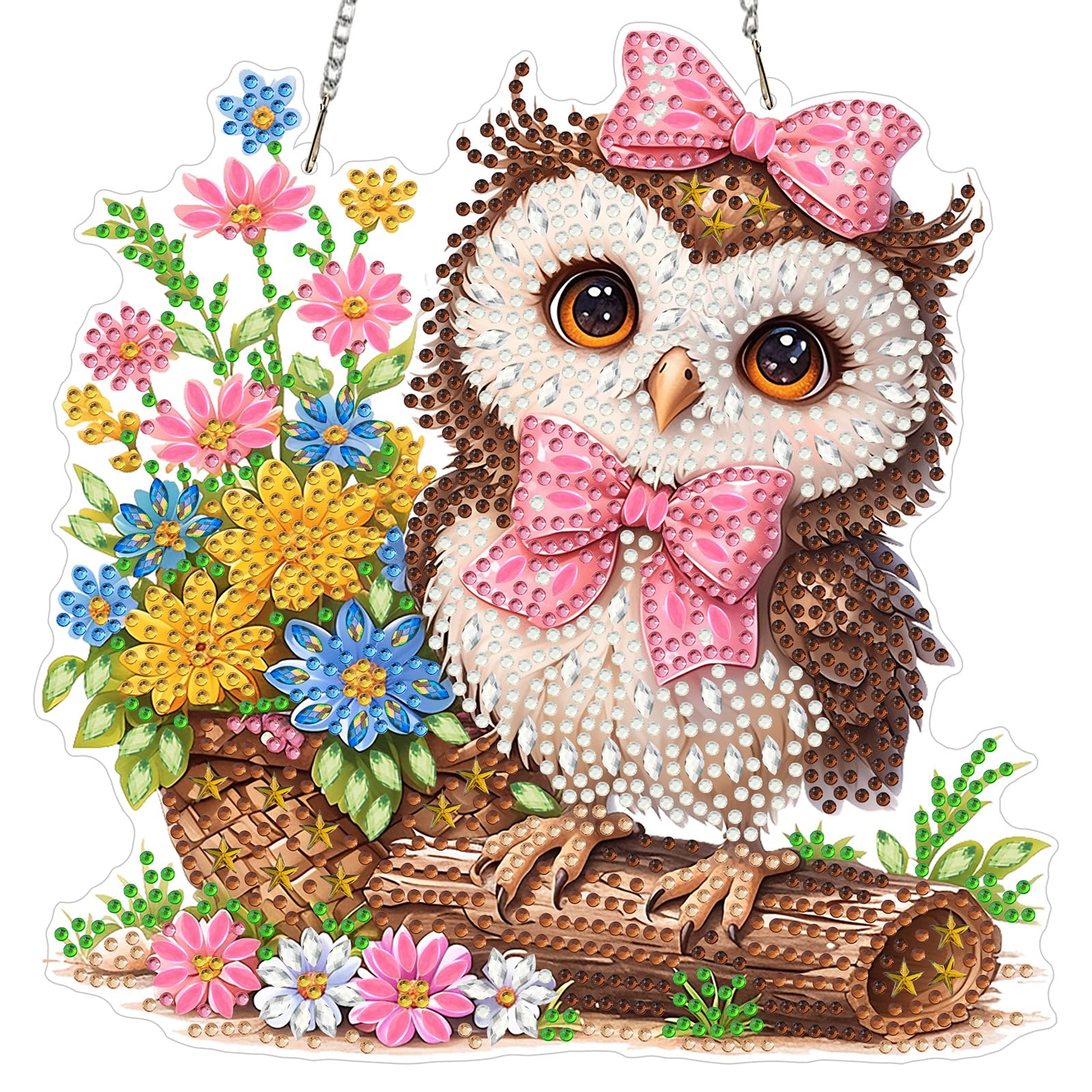 DIY Diamond Painting Kit - Colorful Bird Art -19