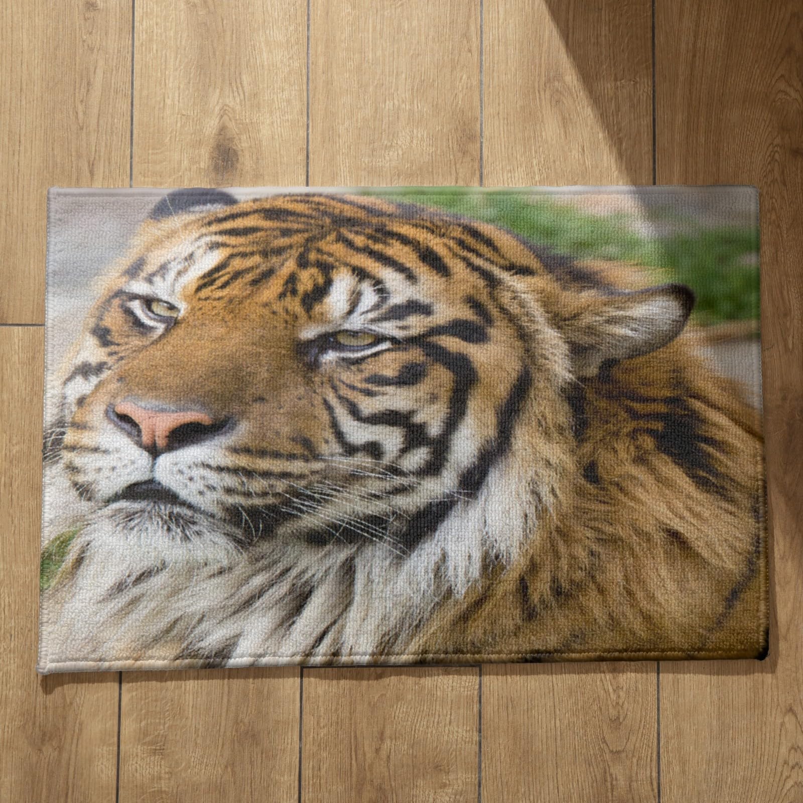 Tapis de bain antidérapant carré tigre CEVAN 45x75cm tapis d'entrée