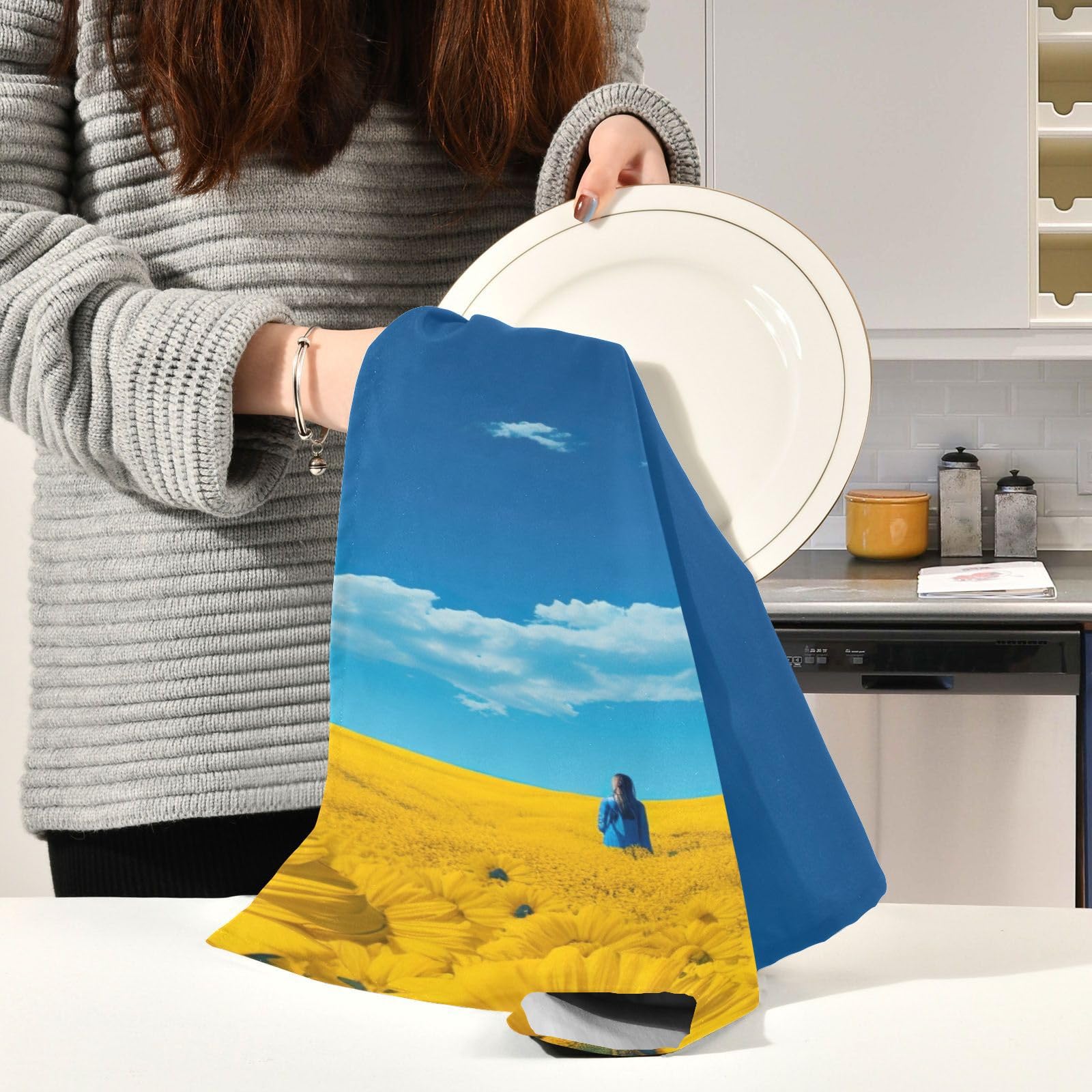 Torchon De Cuisine RPLIFE Motif Drapeau Nouvelle-Zélande - 71 X 45,7 Cm - Polyvalent Et Décoratif