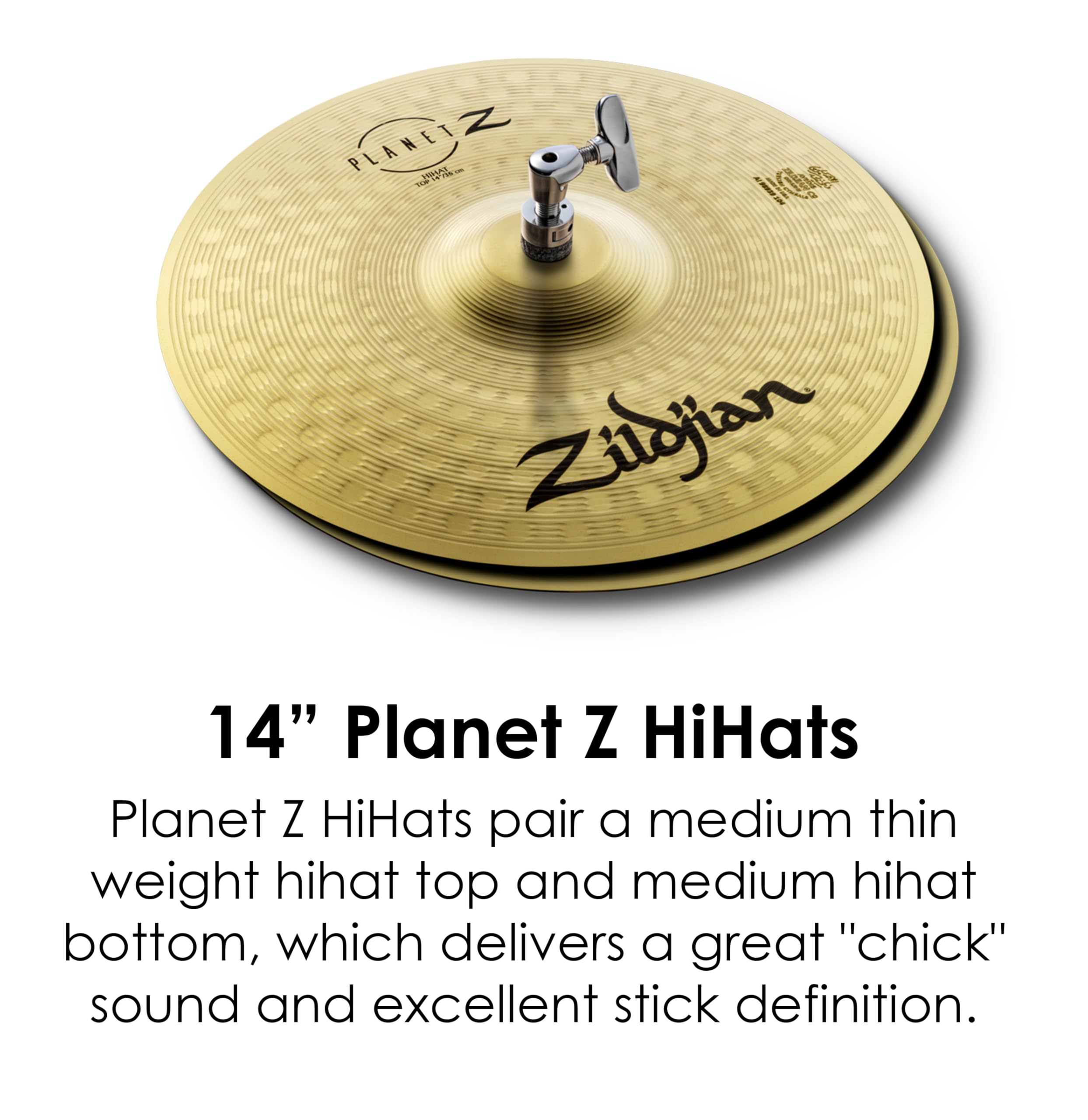Zildjian Planet Z Fundamentals Pack 14"HH, 18"C/R