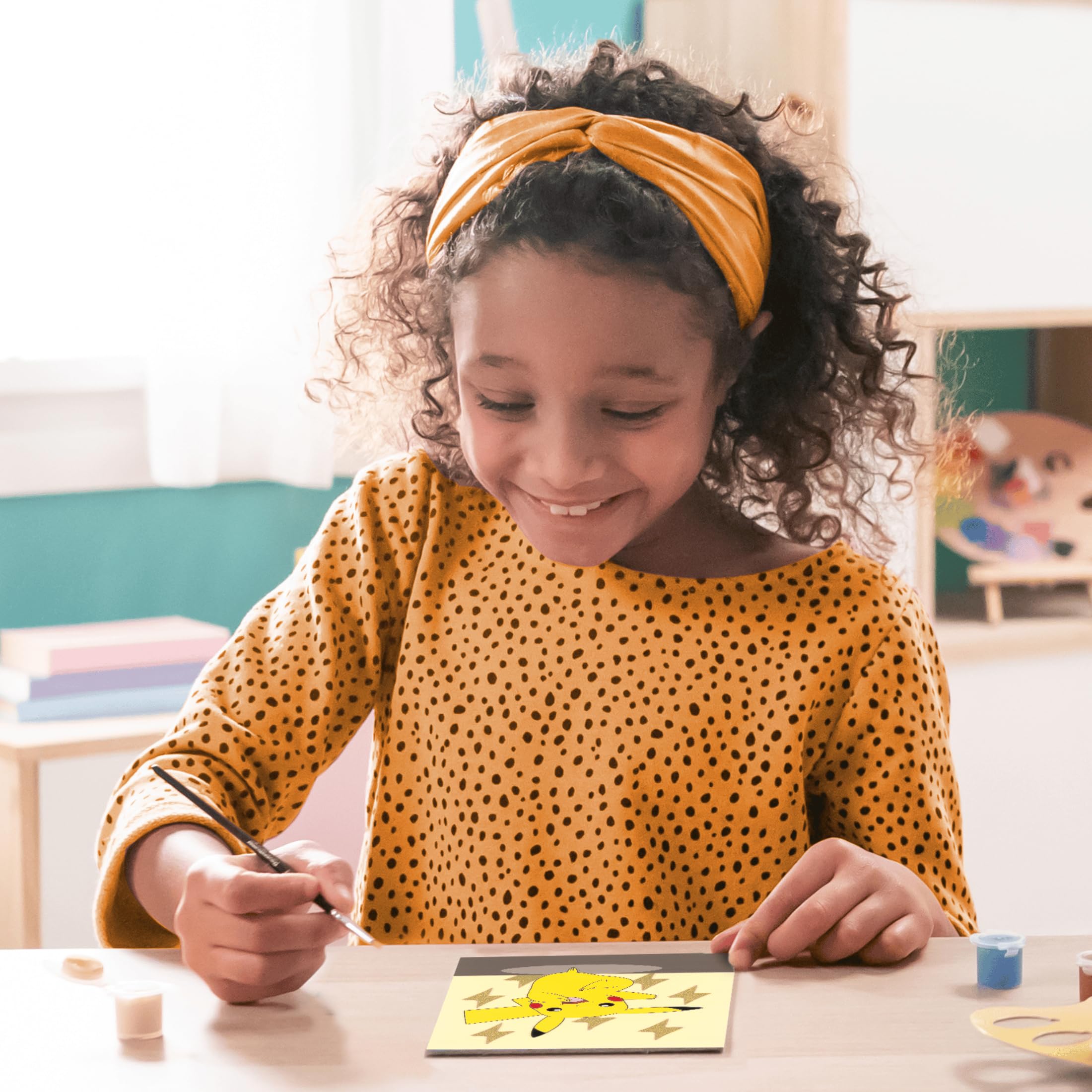 Ravensburger - Creart Serie E Pokemon: Pikachu | Kit Pittura Bambini | Dipingere Con I Numeri Include Tutto Il Necessario | Giochi Bambini 7 Anni O Più