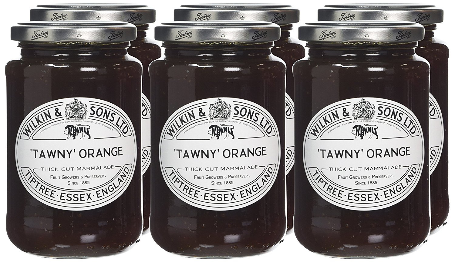 Tiptree Wilkins Marmelade Tawny 454 g (Paquet de 6)