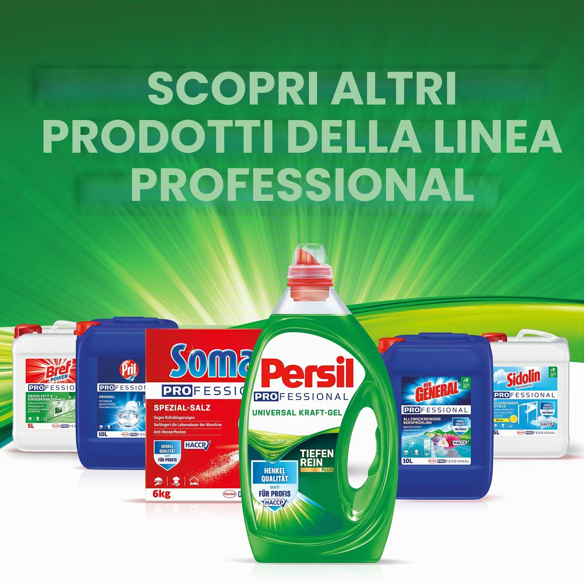 Persil Detersivo universale professionale (130 lavaggi), detersivo liquido, confezione grande anche per professionisti