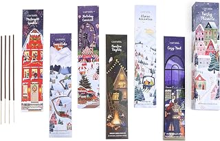Carnatia Frosty Miracle Incense Collection – 6 Enchanting Scents | Snowy Adventures, Winter Vibes, and Cozy Aromas for Holiday Season!