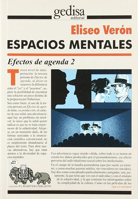 Portada de Espacios mentales. Efectos de agenda 2