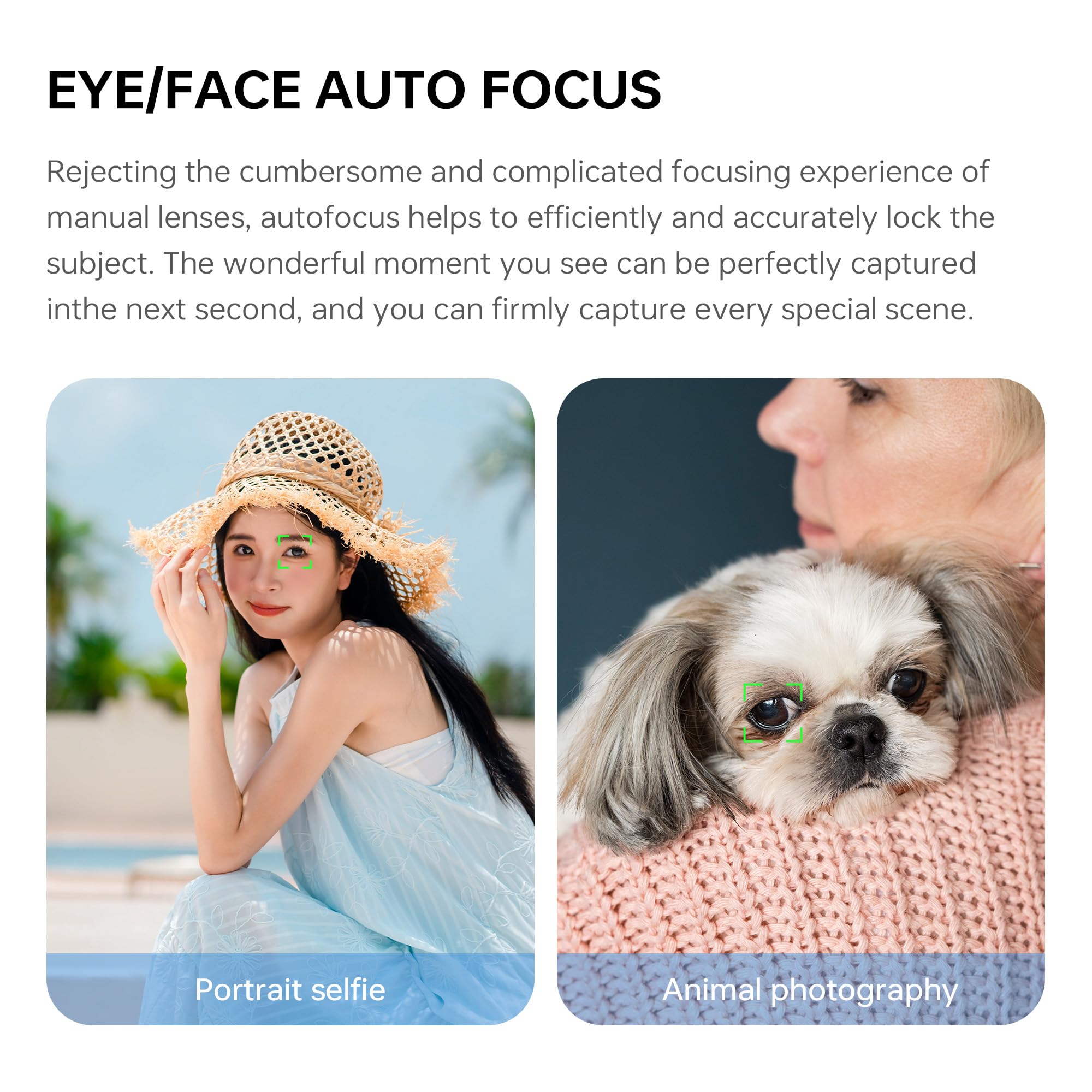 Obiettivo AF VILTROX 56mm F1.7 f/1.7 per attacco Sony E, obiettivo APS-C Prime ad ampia apertura compatibile con fotocamere Sony E-Mount Alpha a7cr a7cii a7c a6700 zv-e100 a6600 a6400 a7iv a7iii