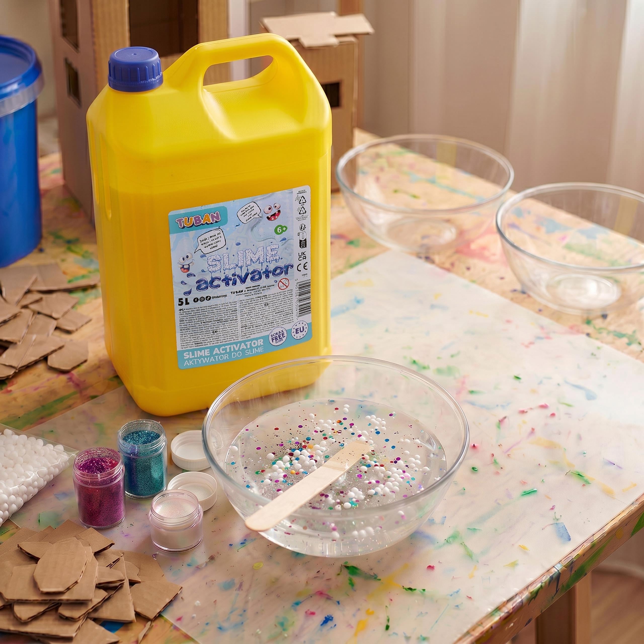 TUBAN Attivatore SLIME sicuro bambini liquido pasta modellabile grande