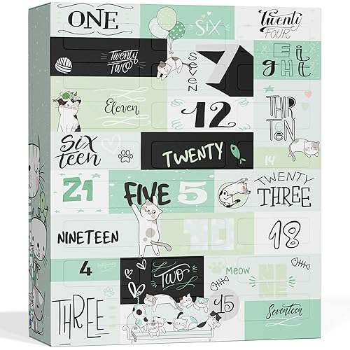 BOXILAND® Calendario dell’Avvento 2025 per Gatti – Snack Premium in Elegante Confezione Regalo – Idea Regalo per Amanti dei Gatti – Made in Germany - Gatto