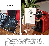 Vista 2 de RECAPS cápsulas de Nespresso reutilizables, vainas rellenables de acero inoxidable para máquinas Nespresso (compatibles con la línea original)