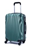 R.Leone Ryanair 55x40x20 cm Valigia Trolley Bagaglio a mano 4 Ruote rimovibile Ultraleggero in ABS...